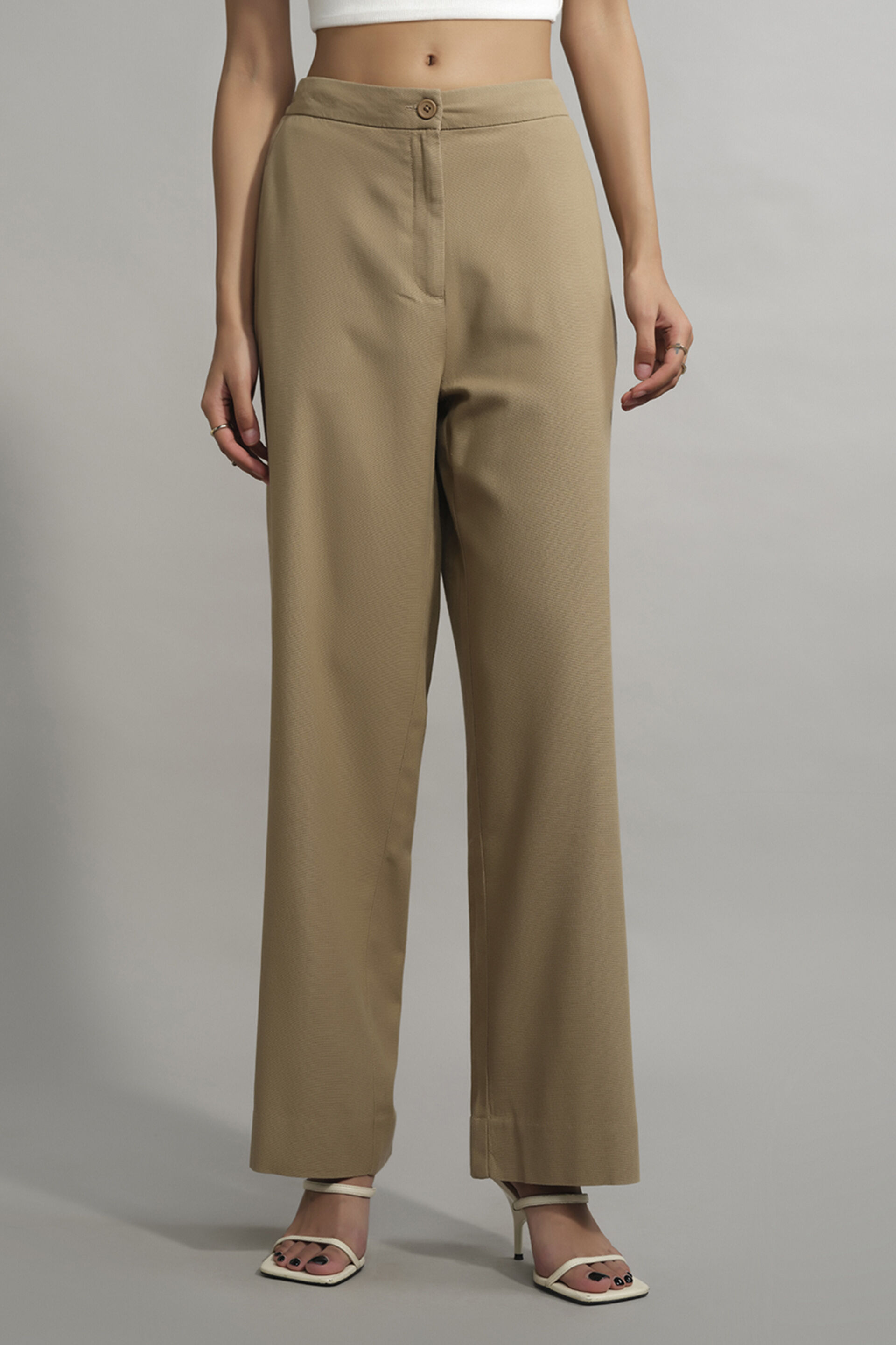 Sun & Sand Camel Flair Pants, Camel, image 1